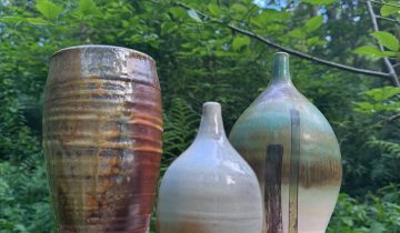 Clift House Backyard Scupture & Pottery Exhibtion